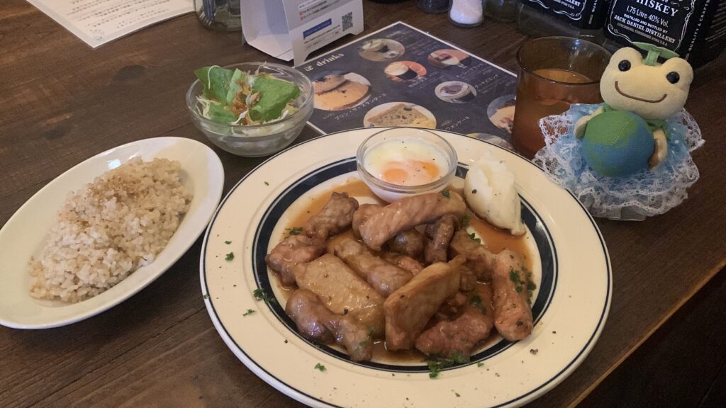 grasshopper cafe ダニエルポークソテー ほし 石内