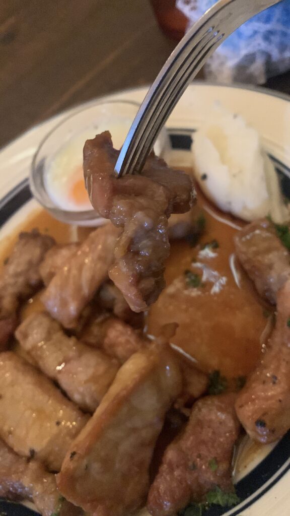grasshopper cafe ダニエルポークソテー 豚肉アップ 石内
