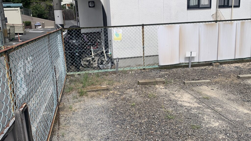 Spice magic 専用駐車場0番のみの案内板 広島市安佐南区大町西