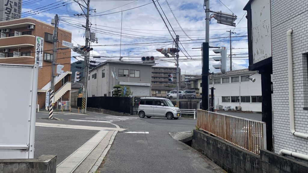Spice magic 大町西3丁目の交差点 広島市安佐南区大町西