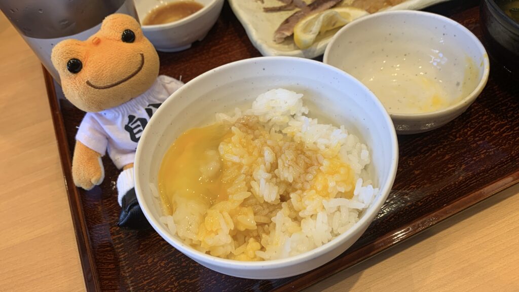やよい軒 お茶漬けにしたところ