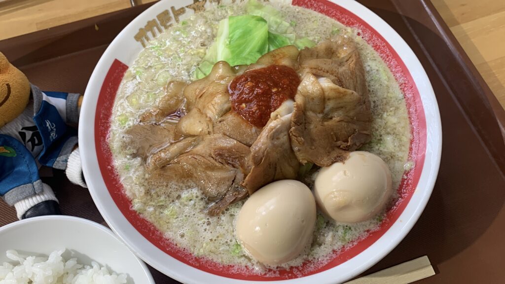 広島製麺 オカモトタンメン 特製タンメン 2辛 トレイ全景
