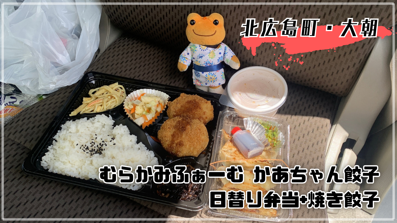 かあちゃん餃子 日替り弁当と焼き餃子 かえるのピクルス 北広島町大朝